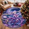 Sailor Moon Pattern Round Rug, Indoor/Outdoor Mat, for Picnic, Gameroom, Bedroom, Office, Living Room, Home Decor Carpet, Birthday Gift