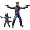 СТРАНЫ ТАМАШИИ Ш. Фигурки Star-Lord & Rocket Raccoon 150 мм ПВХ и АБС Фигурка Стражи Галактики Том 3
