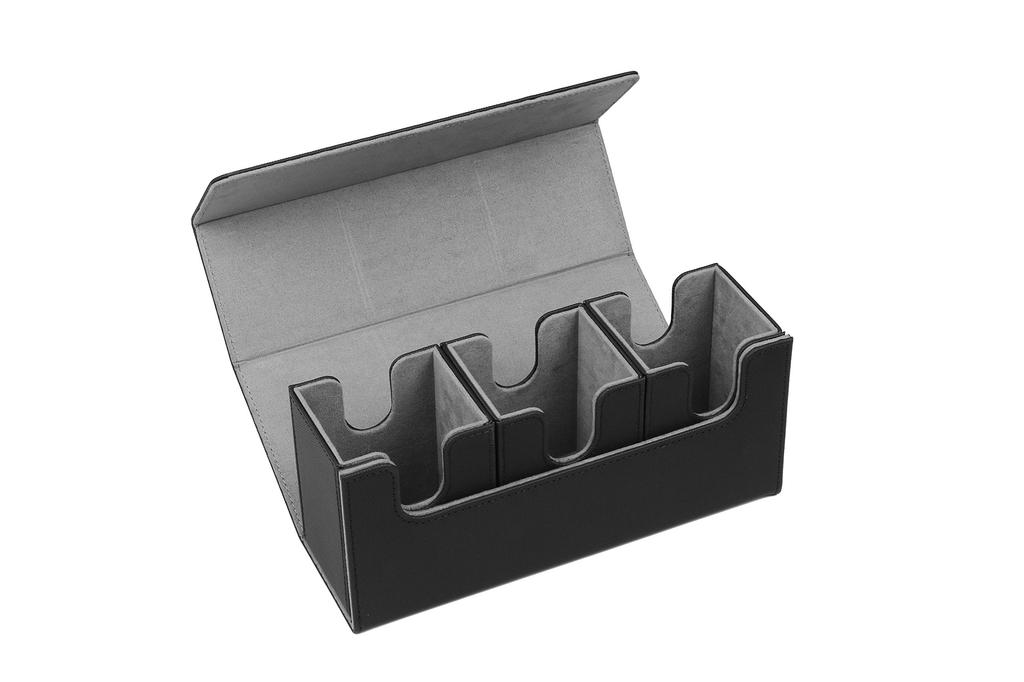 Toy God Trading Card Deck Case, Magnetic Removable Card Case, Leather Card Case Holder Storage (No Dice Compartment)