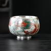 Лиу Инь Чашка Мастера Чая Высококачественный Набор для Kung Fu Чая Керамическая Одиночная Чашка Чашка для Дегустации Чая Подарочная Коробка для Пожилых Клиентов Лидеров