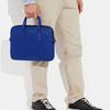 New COACH Leather Briefcase, Handbag Tubas Men's Blue CJ652-QBPDU