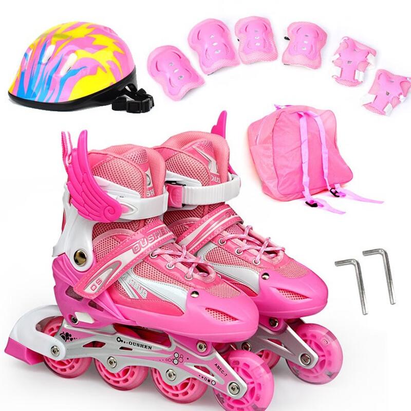 Регулируемые роликовые коньки Norman Kids с музыкой и подсветкой