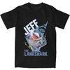 Мужчины Женщины Новое Поступление Jeff The Land Shark Футболка Хлопковые Футболки Одежда