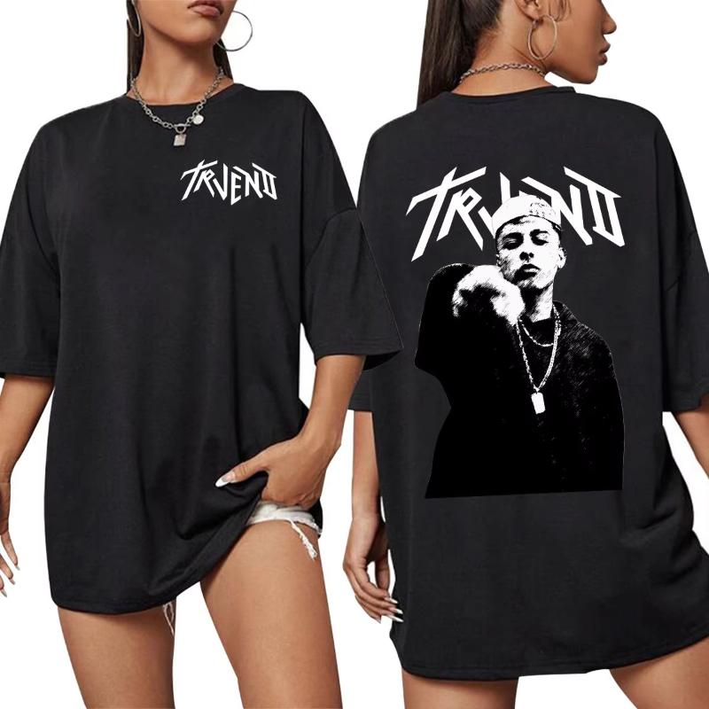 Rapper Trueno Album Tour 2025 Tshirt Unisex Women Clothing Fashion Short Sleeve T Shirt Cotton Oversized Tshirts Streetwear
