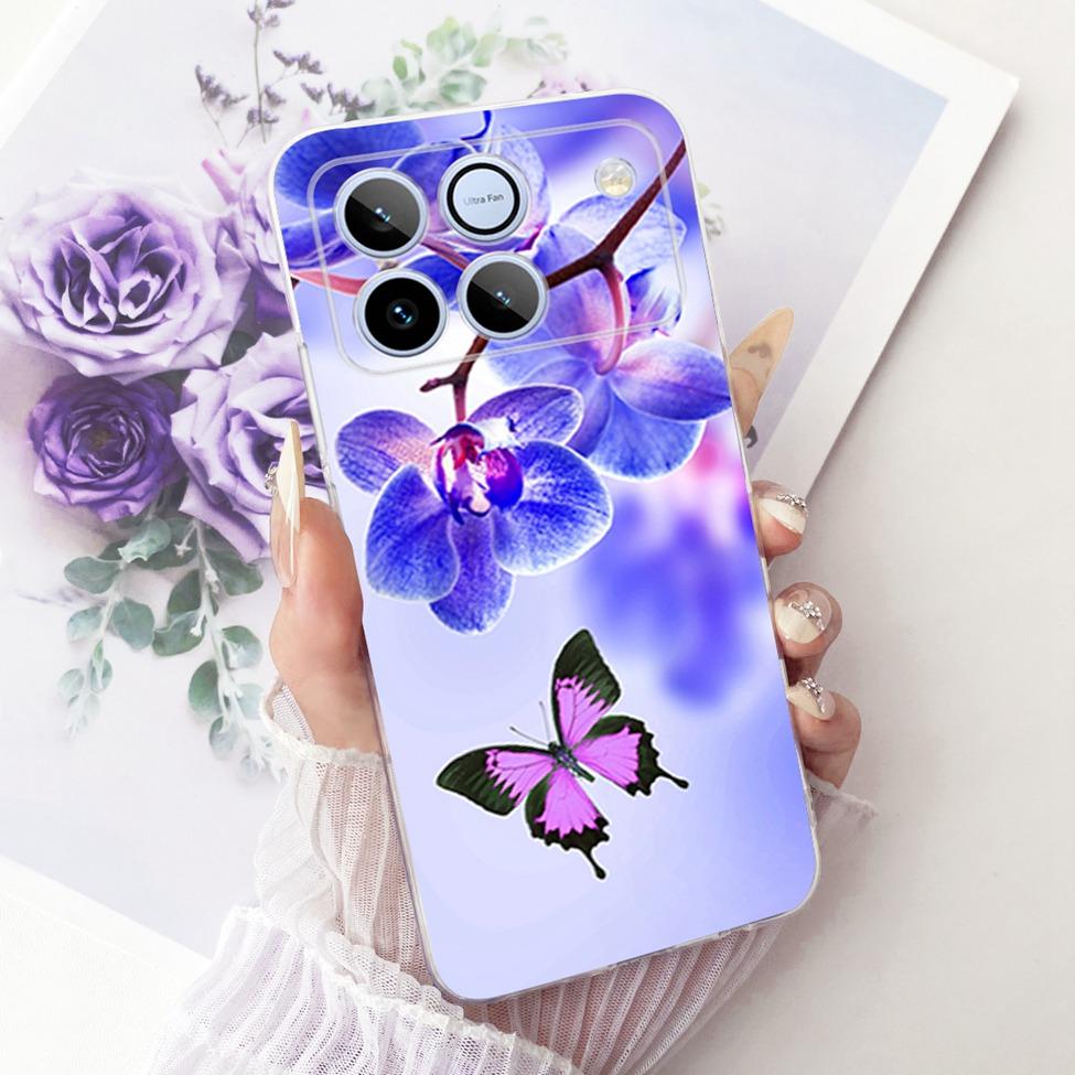 Clear Casing For Honor Win 5G AAP-AN00 Case For Honor Win 5G Cover Luxury Cute Cat Fashion Butterfly Cool Painted