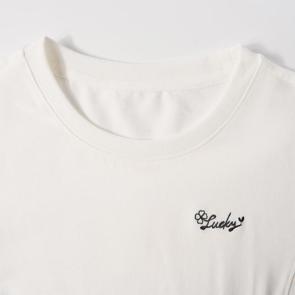 Northern Deer Women's White Stretch T-Shirt - Summer Cotton Feel, Slim Fit, Versatile, Regular Shoulder, Breathable (265077)