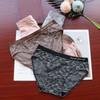 Ladies' Breathable Briefs Lace Patterned Knickers Low Waisted Underwear Comfortable Lingerie Triangle Panties