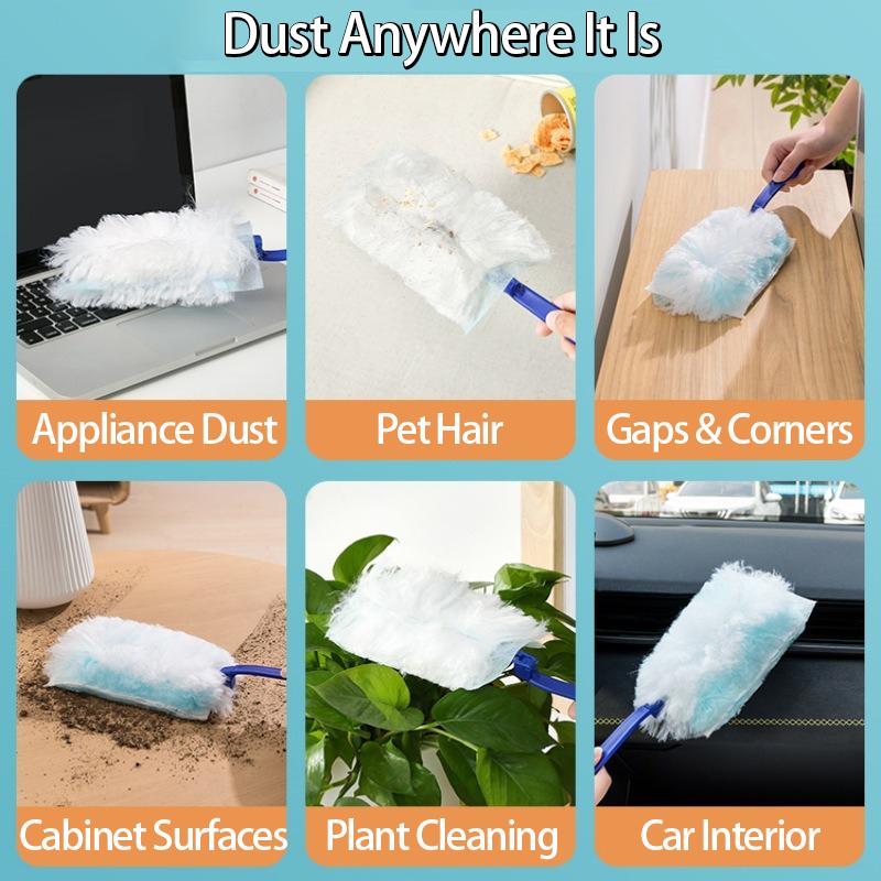 10/40 шт. Одноразовые сменные насадки для метелки-сборщика пыли Swiffer Clean для уборки дома, жалюзи, инструмент, метелка, пыль, волосы CCD002