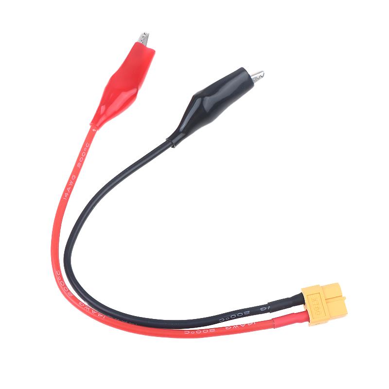 Xt60 Connector Cable Alligator Clips For Measure Tool Skyrc Nc2500 Pro Motor Run-In Line 14Awg Power Connection Cable