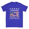 I Support Ice Immigration and Customs EnforceUnisext Patriot T Shirt Summer  Cotton TShirts For Unisexs Hippie Custom DIY Tshirt