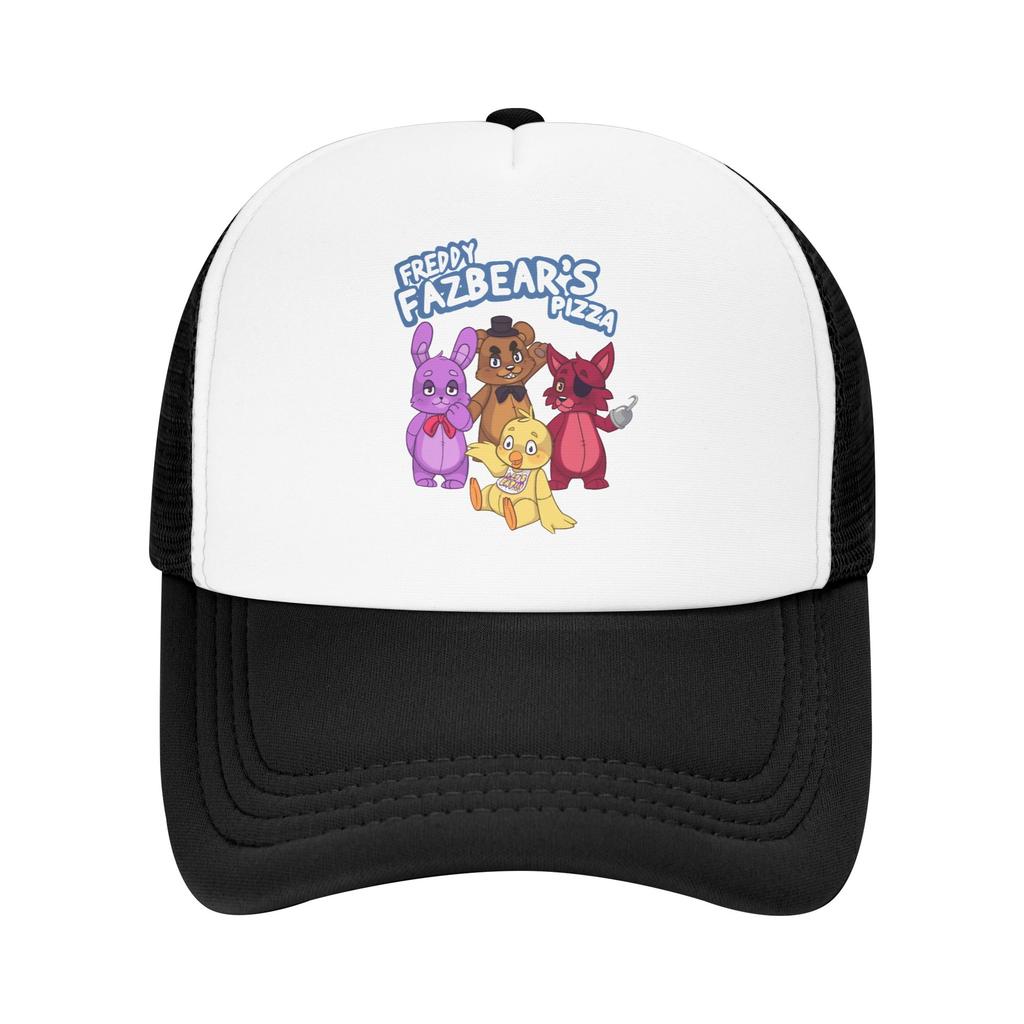 FNAF В Фредди Сетчатые Бейсболки Взрослые Уличные Кепки от Солнца Кепка Регулируемая Летняя Тракерская Кепка