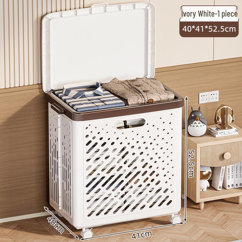 Foldable Large Capacity Laundry Hamper for Bathroom and Household Use