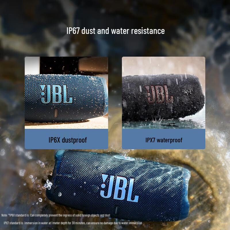 JBL Портативная Bluetooth-колонка Charge 5, штекер CN (адаптер в комплекте)