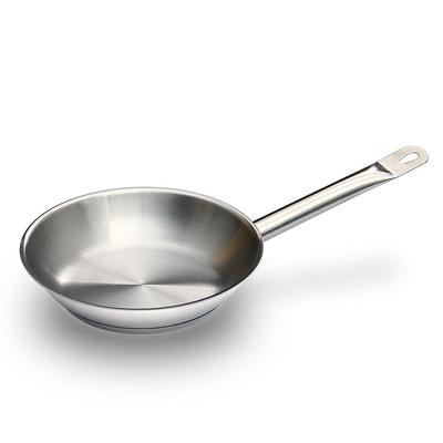 KIPROSTAR Сковорода из нержавеющей стали для коммерческого использования 22 см, совместимая с IH структура дна KIPROSTAR Можно мыть в посудомоечной машине, 3 слоя