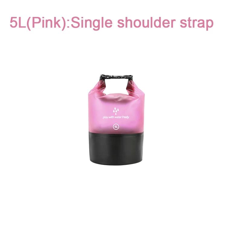 PVC Waterproof Dry Bag 2L/5L/10L/20L Outdoor Diving Foldable Man Women Beach Swimming Bag Rafting River Ocean Backpack