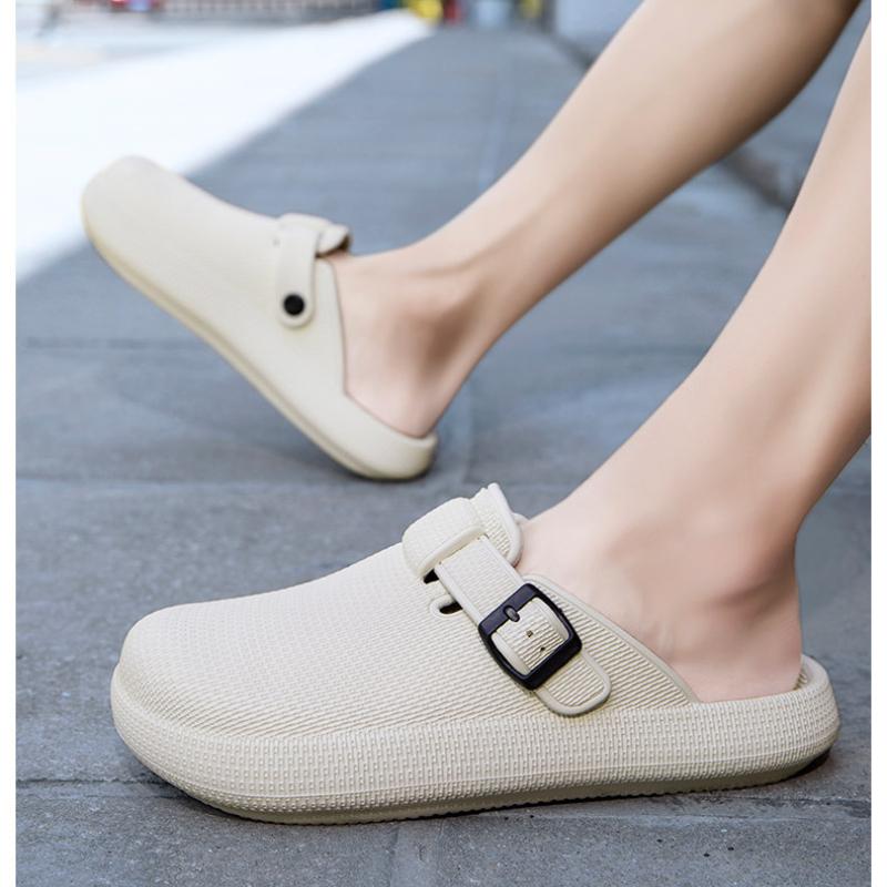 Толстая подошва, противоскользящие, контроль запаха, водонепроницаемые шлепанцы, парная уличная обувь, взрослые повседневные сандалии