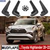 4x брызговики для Toyota Highlander Kluger, брызговики, брызговики, брызговик, защита колеса, покрышка