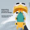 Motorcycle and electric vehicle phone holder, cute cartoon sun hat, delivery rider navigation stand, reinforced