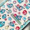 3D рельефные милые наклейки Sanrio, водостойкие мультяшные наклейки для ведения дневника, чехла для телефона, DIY, студенческие канцелярские принадлежности, декоративные наклейки
