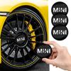 4 шт. 56 мм Значок Колпачки Центральных Ступиц Колес Автомобиля Декор Обода Для MINI Cooper R56 F56 R50 JCW Cabrio Countryman Clubman WORKS
