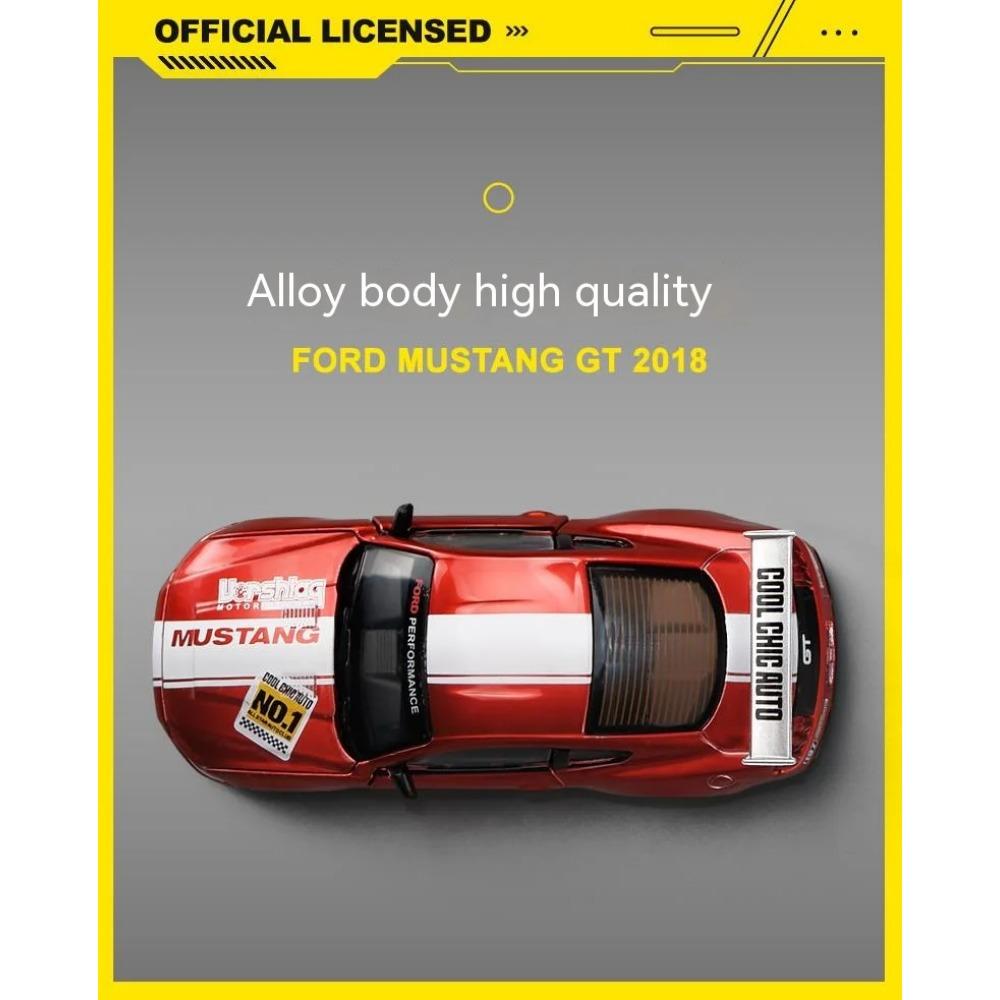 Набор для самостоятельной сборки модели автомобиля Ford Mustang из легкого сплава в масштабе 1/42 — уникальная коллекционная гоночная машина для любителей и энтузиастов