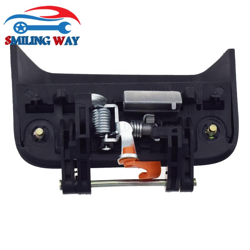 4 Pcs Rear Lerft & Right Black Car Black Outside & Chrome ide Door Handle For Jeep Compass 2.0L 2.4L 2007 2008 2009 2010