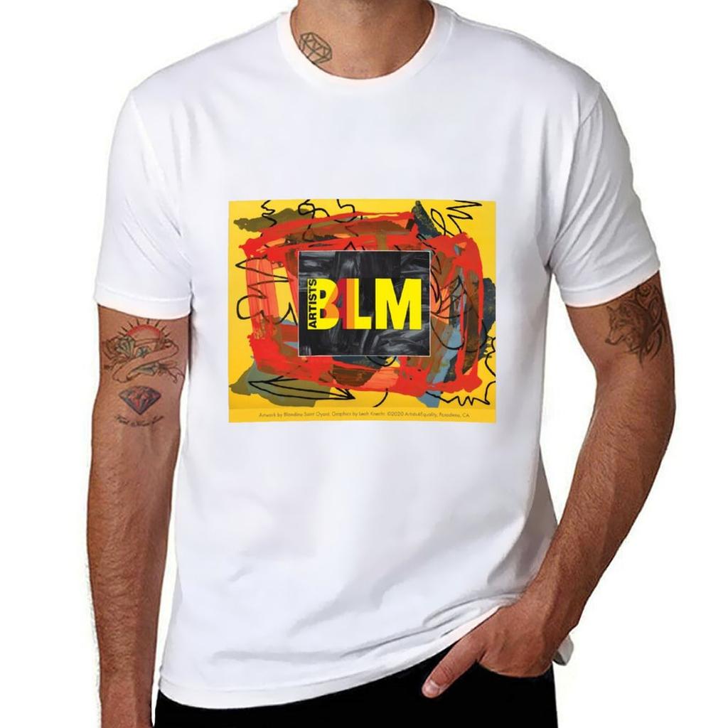 Artists 4 Blm Abstract Art Tshirt Sweat Absorbing Sports Tee Shirt Tshirt