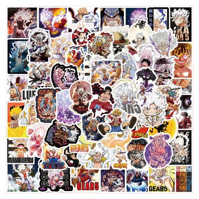 55/110 Новые стикеры граффити One Piece Луффи Гарэ для чемодана, ноутбука, бутылки для воды