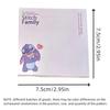 MINISO 50 шт. Стикеры с изображением Стича, аниме, без указания времени, съемные мультяшные наклейки, школьные принадлежности, канцелярские товары