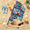 Incredibles Print Beach Towel, Versatile Lightweight Absorbent Beach Towel for Pool Surf Yoga Bathroom, Perfect Birthday Holiday Gift