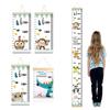 Cartoon Animal Kids Growth Chart Children Room Nursery Bedroom Wall Hanging Baby To Adults Boys Girls Height Measurement Ruler