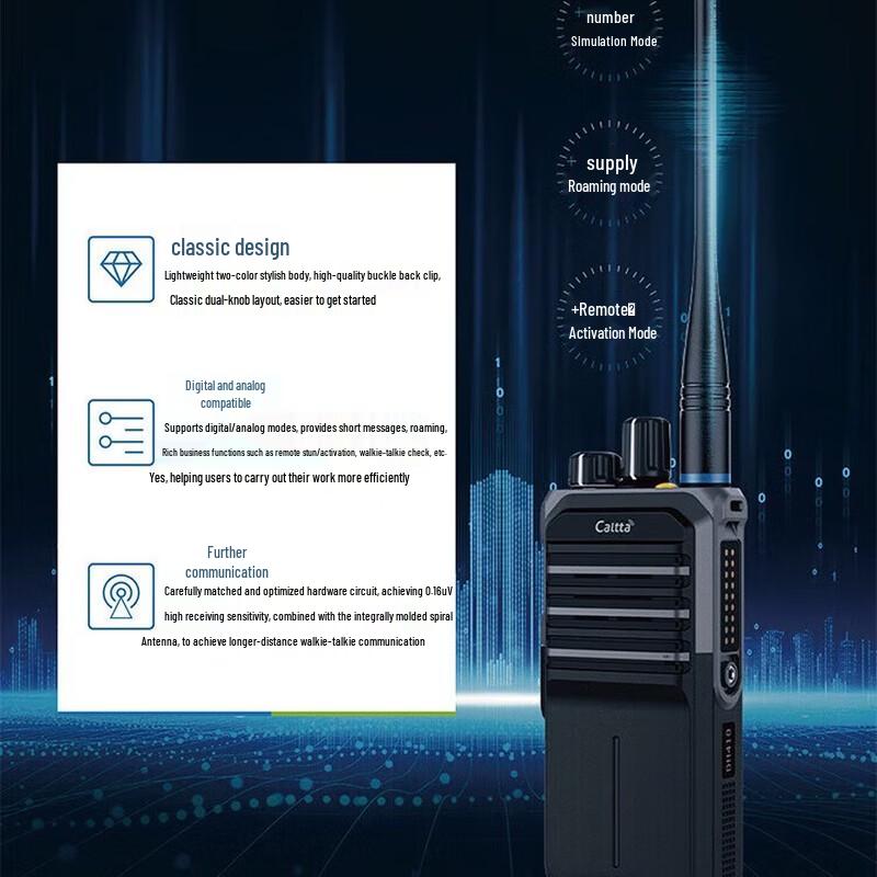 Caltta ZTE DH410 U(1) Commercial Walkie-Talkie (CN version)