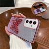 For Samsung Galaxy M55 M34 M14 M54 M33 M53 M23 M32 M52 F15 C55 5G 4G Case Luxurious Butterfly Phone Holder Glitter Plating Cover