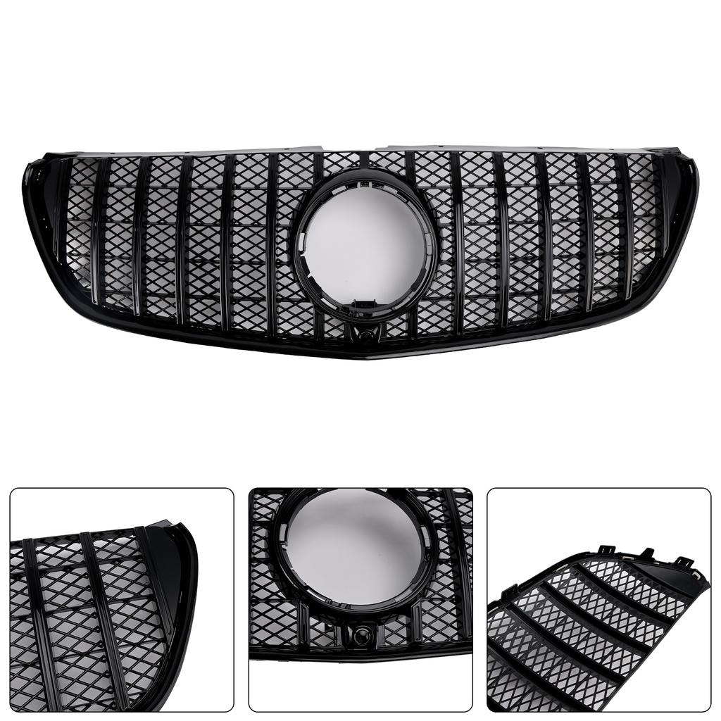 Front Upper Grille Grill Fit Mercedes Benz V Class W447 2014-03.2019