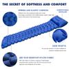 Lightweight Camping Mat with Air Pillow Portable Air Mattress Waterproof Backpacking Sleeping Pad