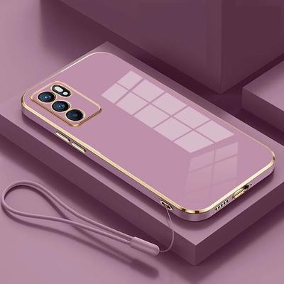 Чехол для Oppo Reno6 5G OPPO Reno 6 Z, чехол для телефона CPH2237, чехол oppo reno6Z Reno 6z 4G, роскошный противоударный чехол с квадратным покрытием