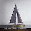 Креативность Спокойное плавание Парусник Паром Ажурный Смола Золотистые Поделки Орнаменты Современное Украшение Дома Предметы интерьера