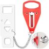 Battery-Free Portable Door Lock Metal Lock Security Door Lock Travel Door Lock  Apartment Safety