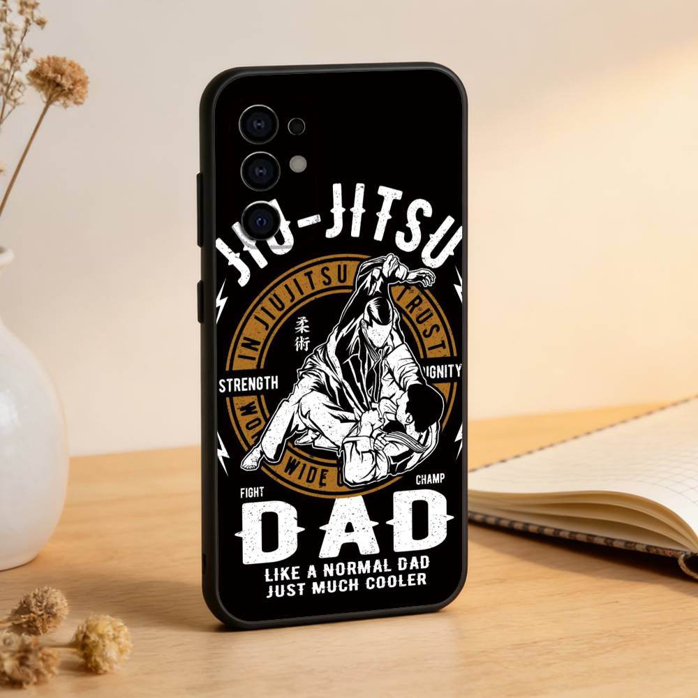 Чехол для телефона Jujitsu Judo для Samsung S25, S24, S21, S22, S23, S30, Ultra, S20, Plus, Fe, Lite, Note, 10, Черный чехол