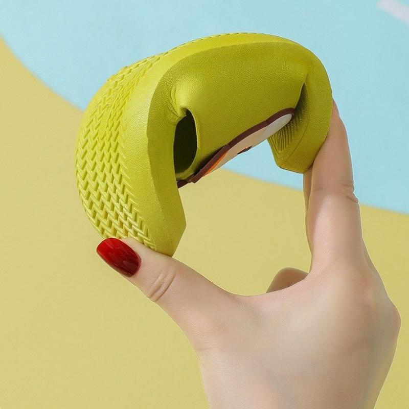 Детские летние домашние нескользящие тапочки для мужчин и девочек, домашние сандалии с мягкой подошвой с изображением собаки