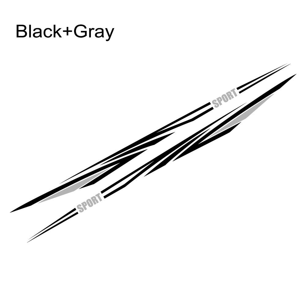 Car Stickers Racing Stripes Sports Graphics Decoration Decals Cover For Mazda Bongo Friendee Motorhome Camper Van RV Accessories