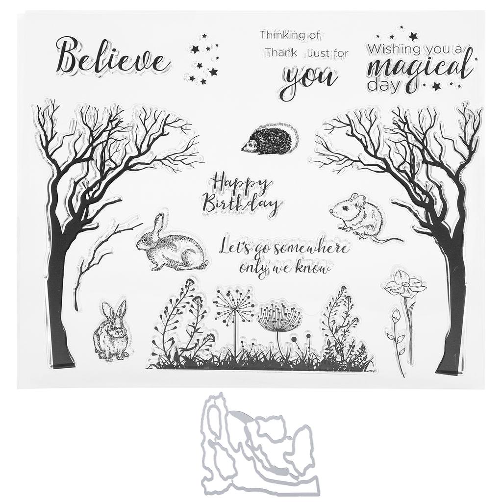  Прозрачный штамп, прозрачный, прямоугольный, для скрапбукинга, фотоальбома, дневника, поздравительной открытки