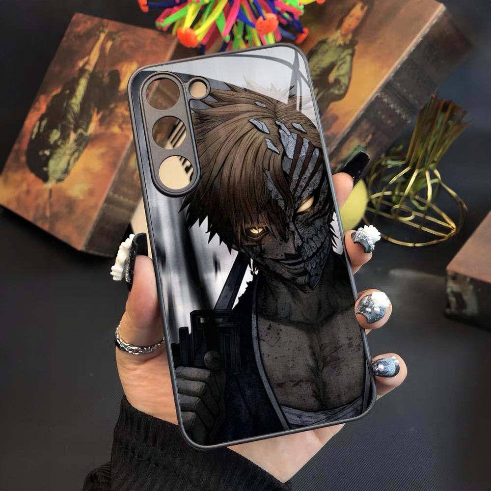 Япония B-Bleachs K-Куросаки Ичиго Чехол для телефона Для Samsung Galaxy S26 S25 S24 S23 S22 S20 S21 Ultra Plus Fe Цветной Серебристый Чехол