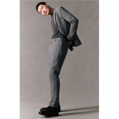 Брюки HM Suit Slim Fit Темно-серые