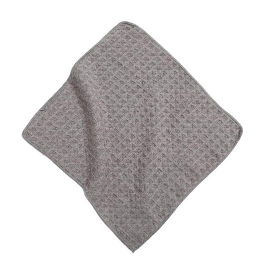 Полотенце 30x30 см, сильное водопоглощение, вафельный дизайн, не линяет, полиэстер-компаньон, подарочное полотенце, товары для дома