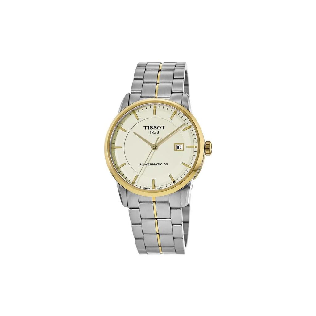 Tissot Коллекция Люкс Автоматический Механический Механизм Мужские Часы Часы 41мм Белый Циферблат Корпус из Нержавеющей Стали T086.407.22.261.00