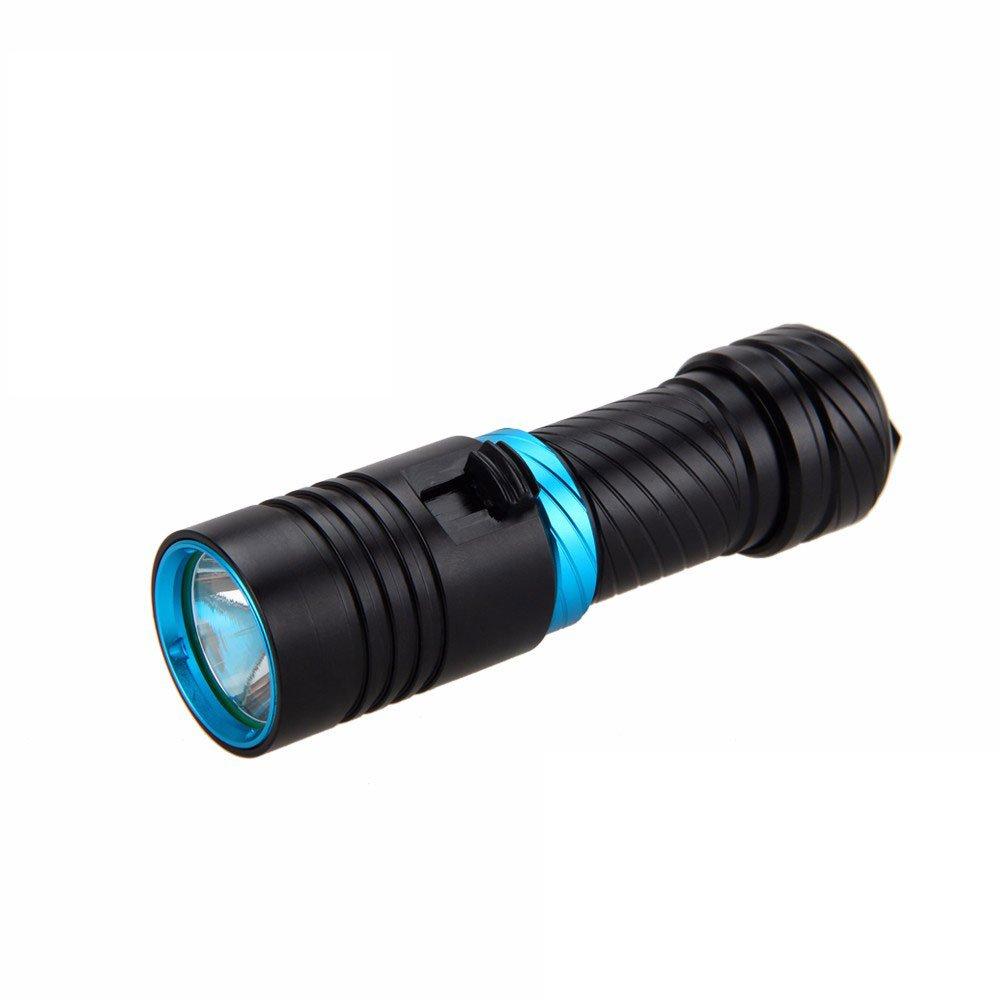 Zmart Фонарь для дайвинга Cree XM-L2 U2 26650x1 Водонепроницаемый Подводный