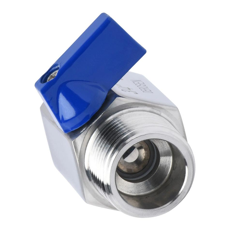 For Tight Spaces Compact Ball Valve Garden Water Connector Rust Resistant Seamless Operation Smooth Flow Control