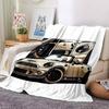Racing Theme Printed Blanket - Perfect for Couch, Bed, Travel & Outdoor Use | Machine Washable, Cozy & Durable.