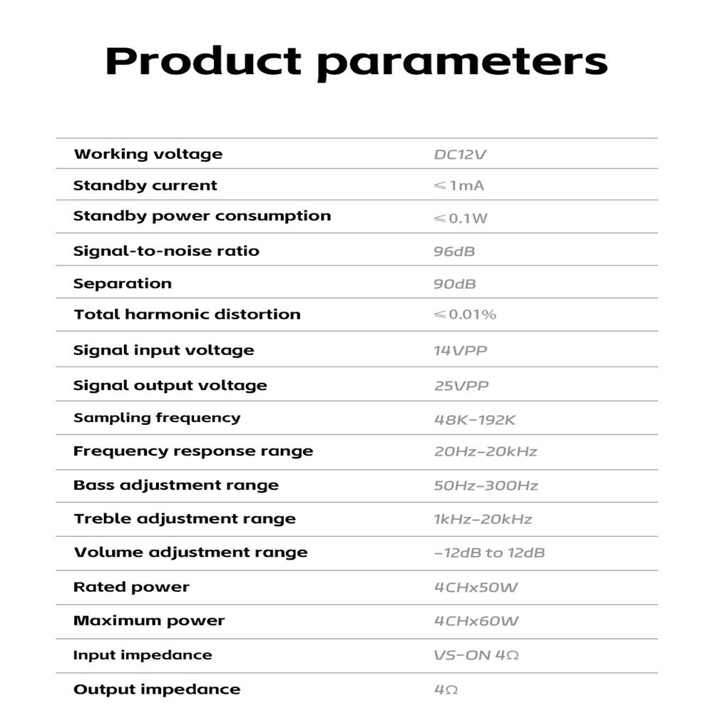 16-контактный усилительный блок для автомагнитолы Android послепродажного обслуживания, стерео, навигационного устройства, 4 канала * 50 Вт